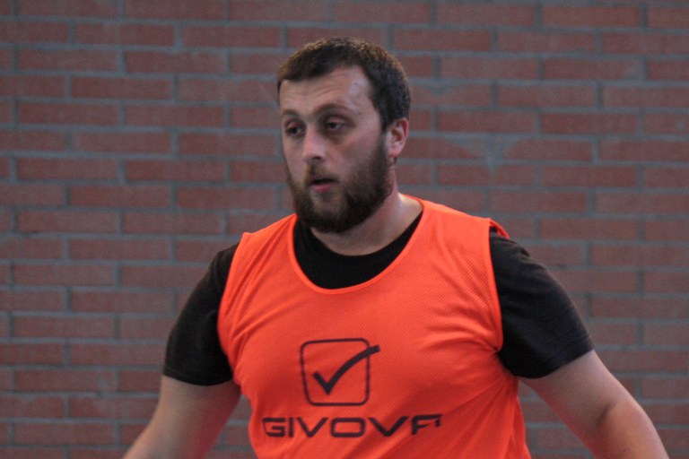 Alan Carboni durante una Partitella interna